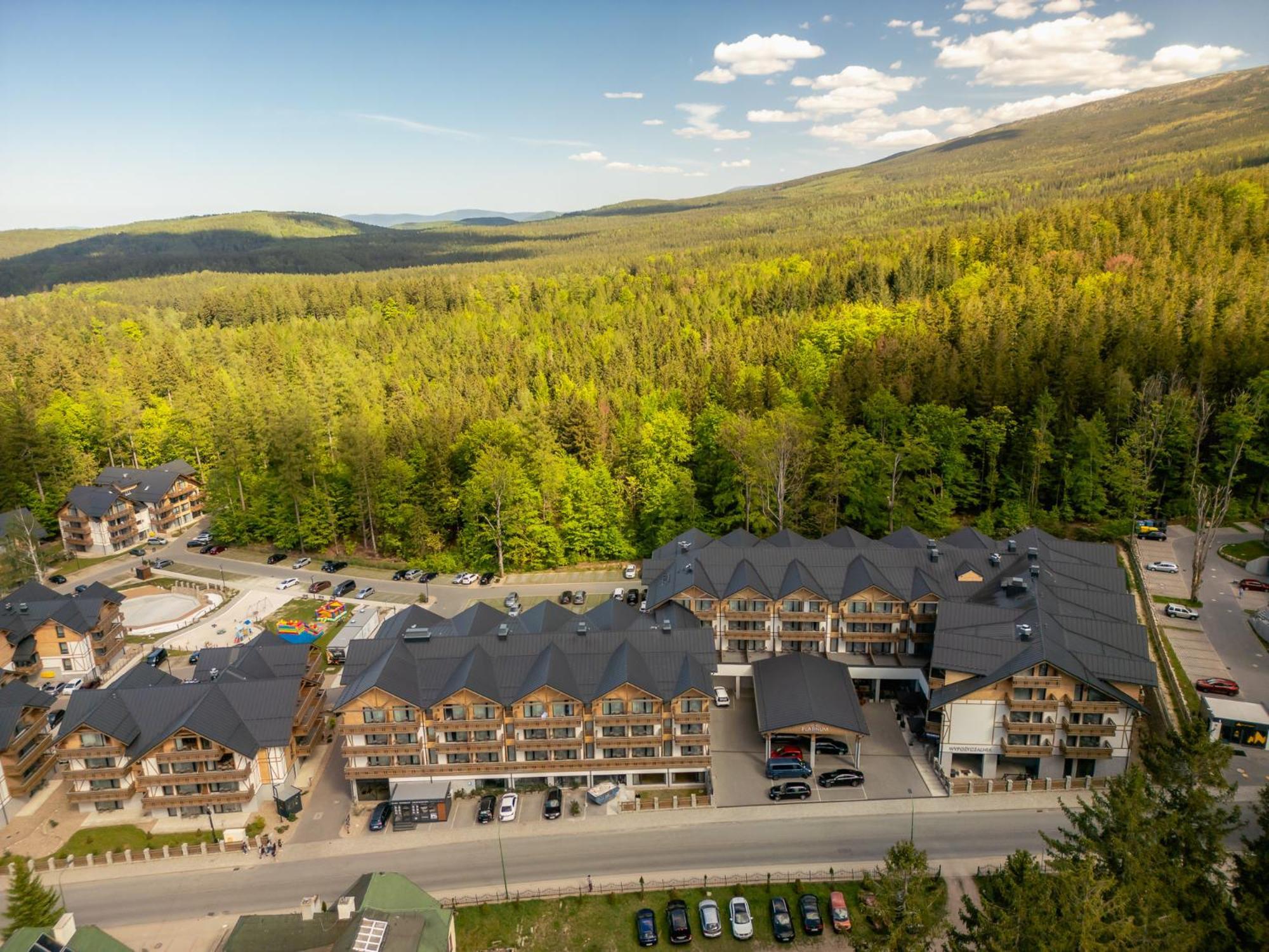 Platinum Mountain Hotel&Spa Шклярска Поремба Екстериор снимка Aerial view